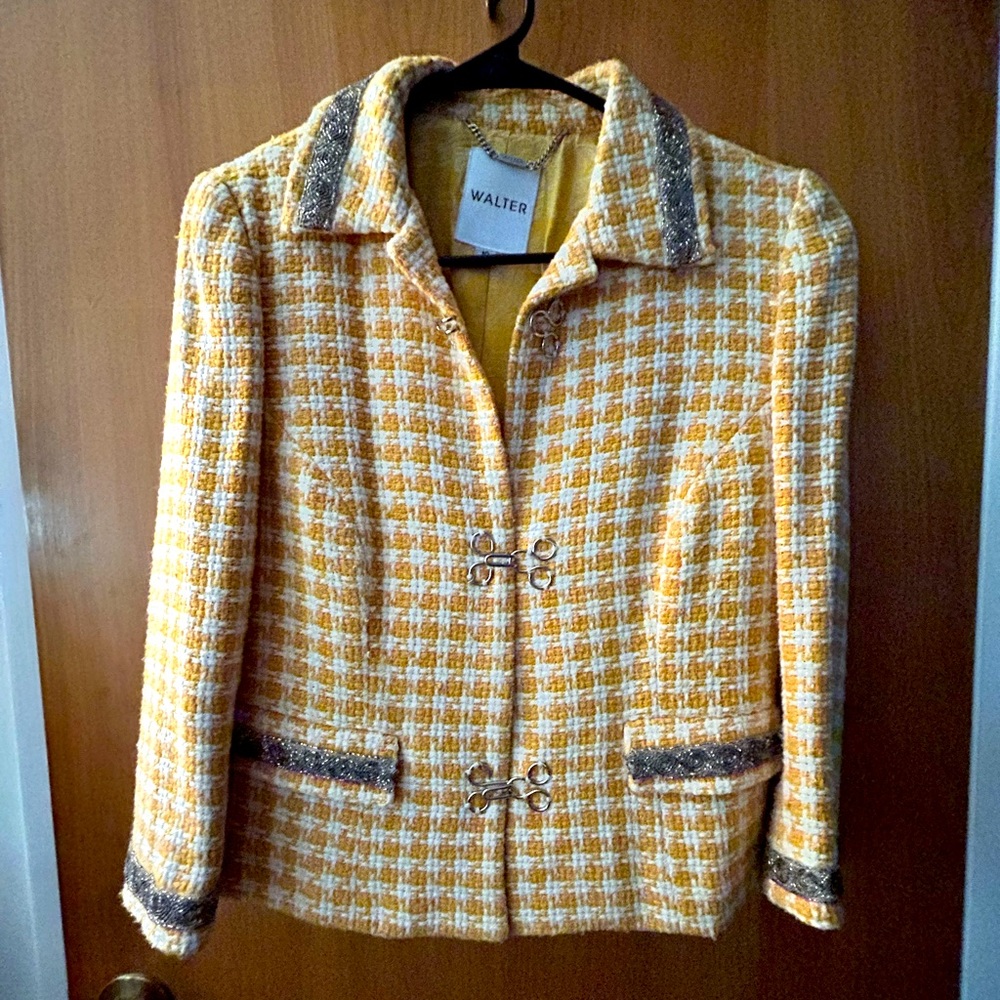 Walter Baker Vintage Yellow Blazer